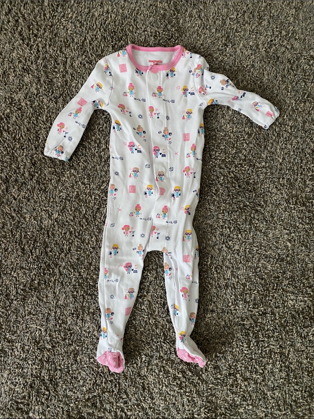 Magnetic Me STEM Girl Footed Pajamas